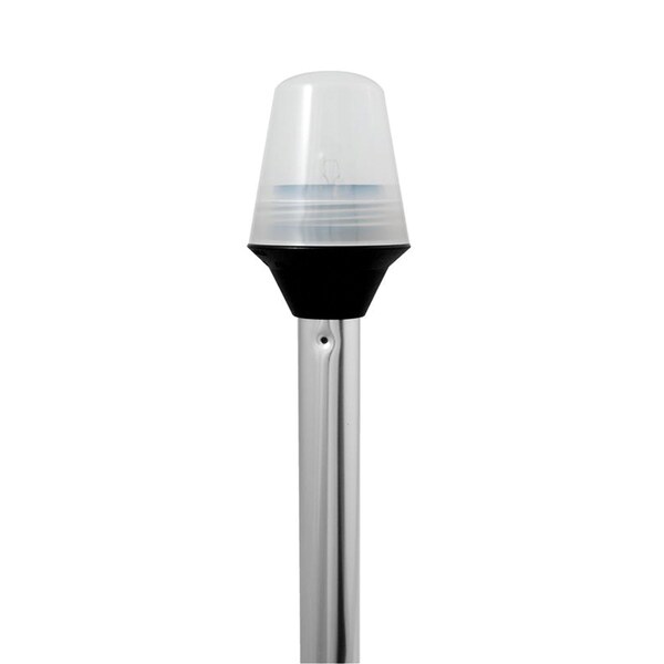 Attwood Attwood 5110-24-7 Frosted Globe All-Round Light with 2-Pin Locking Collar Pole - 24 in. 5110-24-7 - main